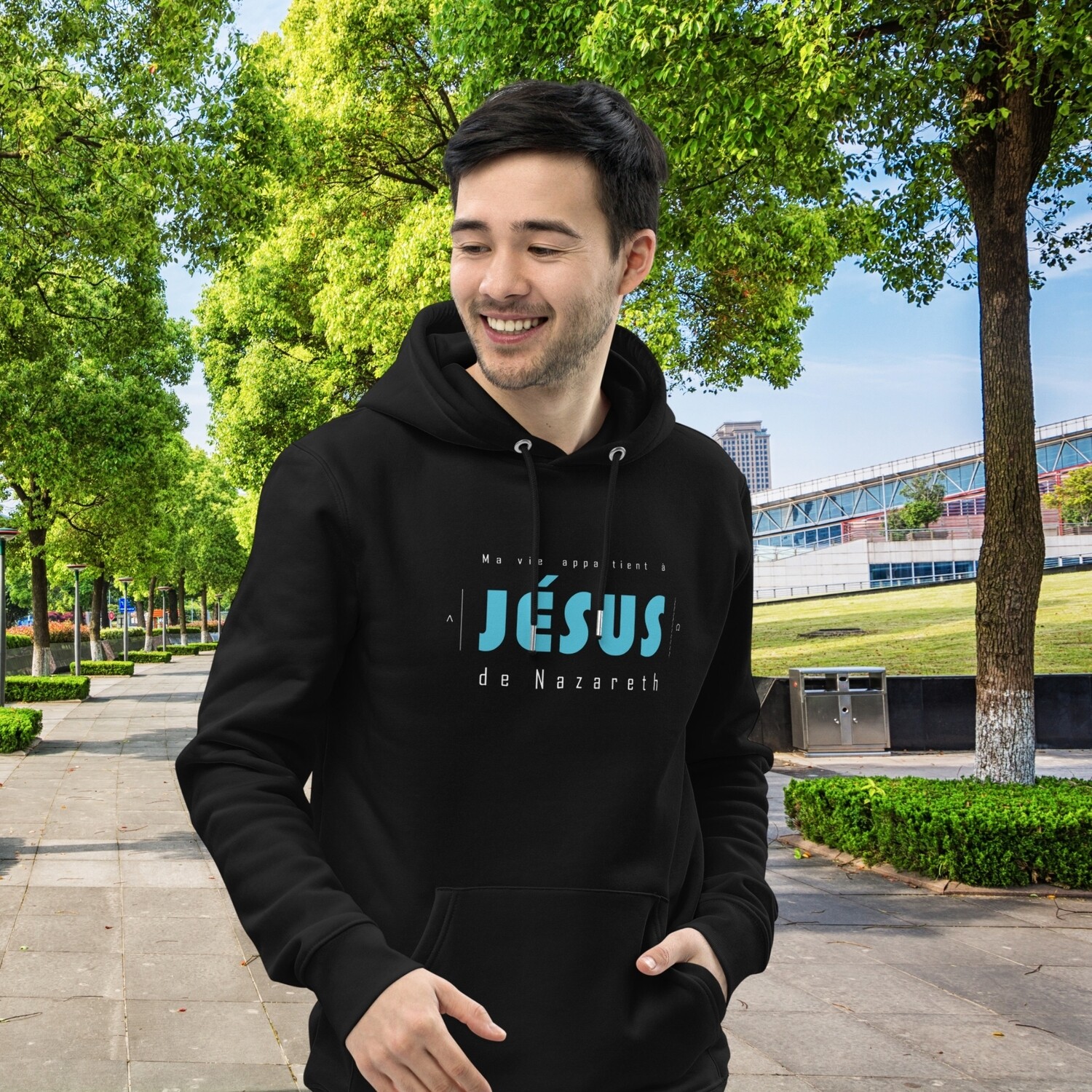 Sweat à capuche - Ma vie appartient à Jésus