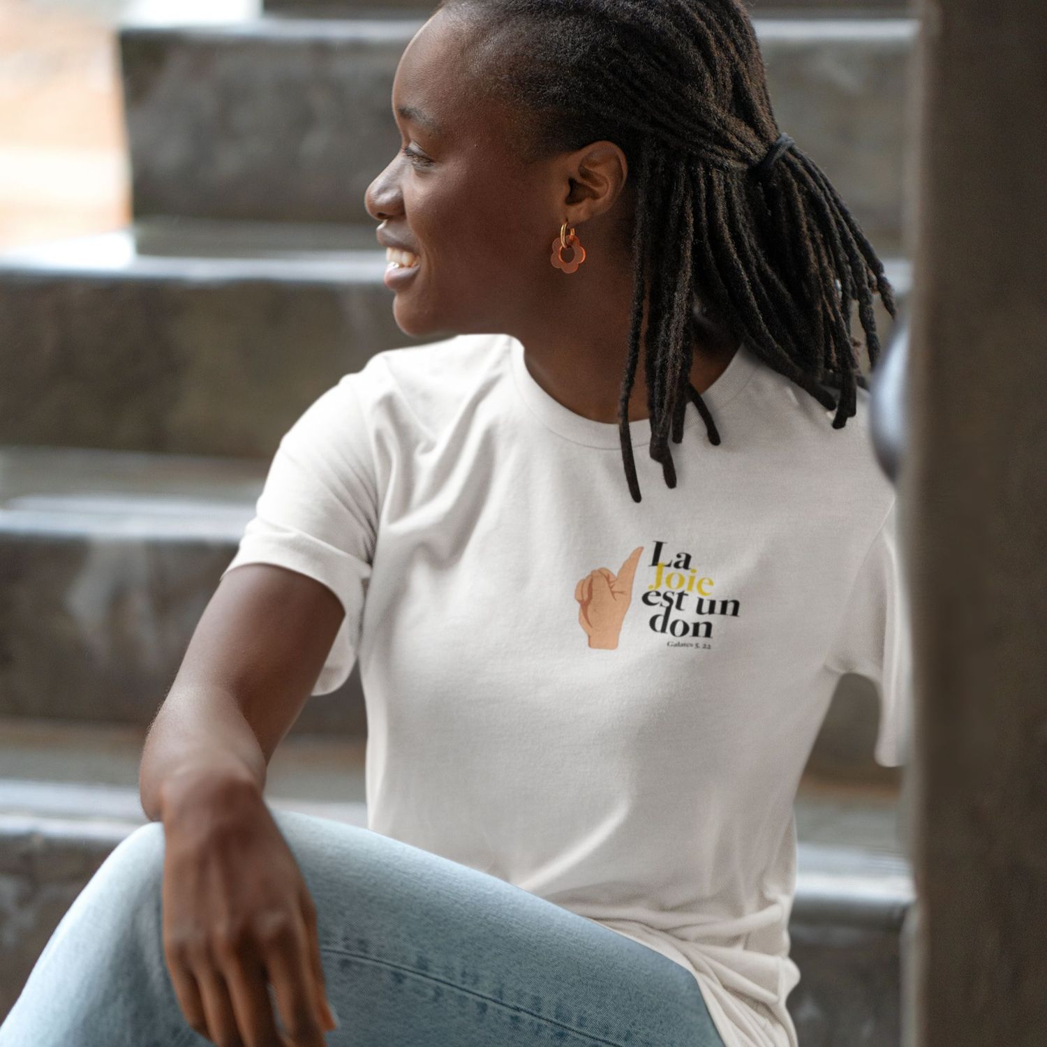 La joie est un don - Blanc