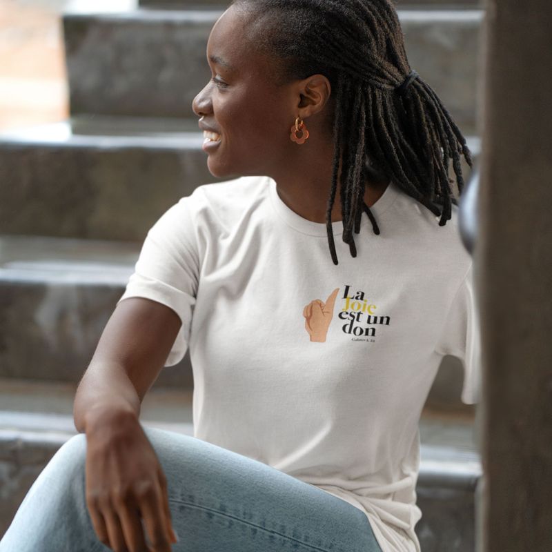 La joie est un don - Blanc