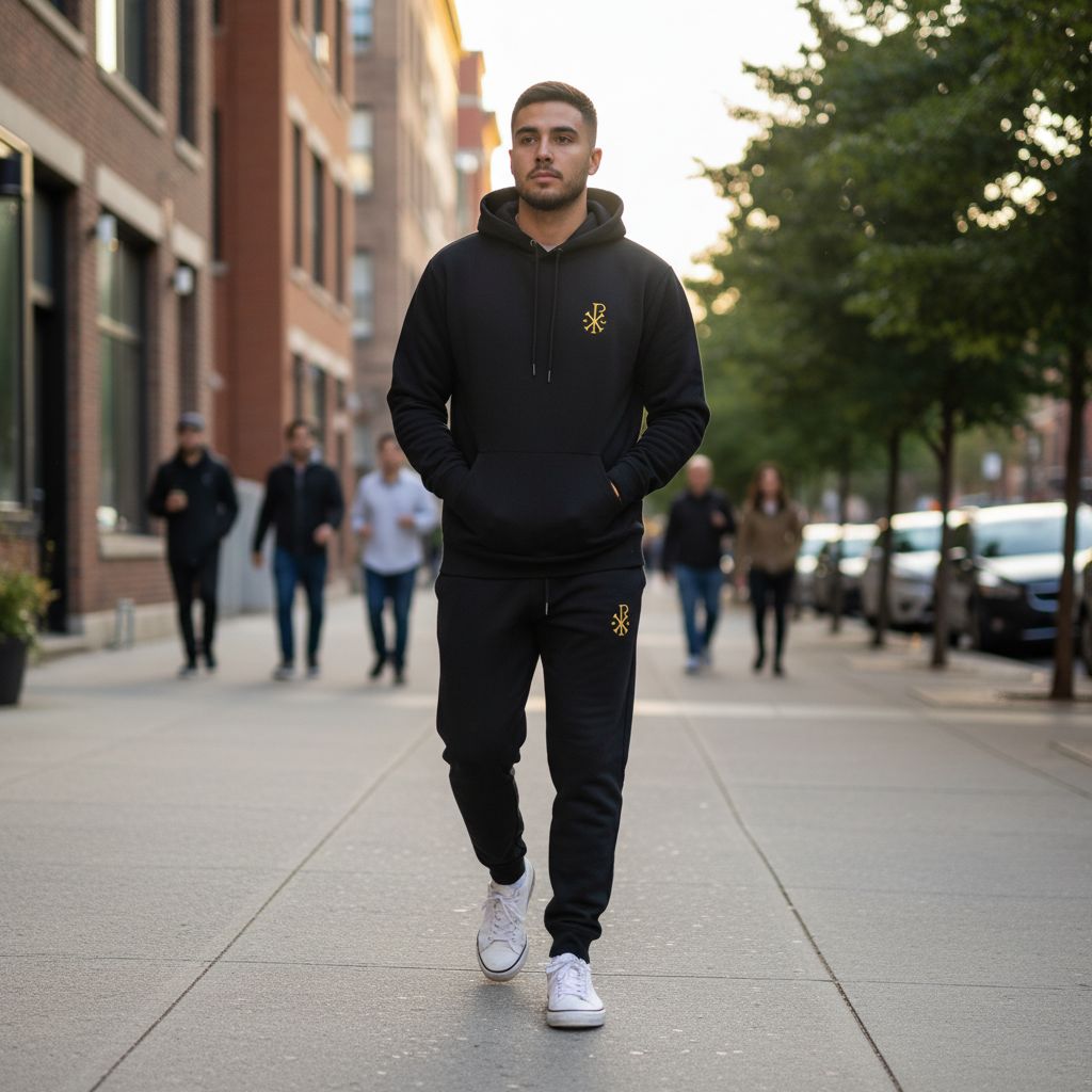 Ensemble survêtement Chrisme brodé