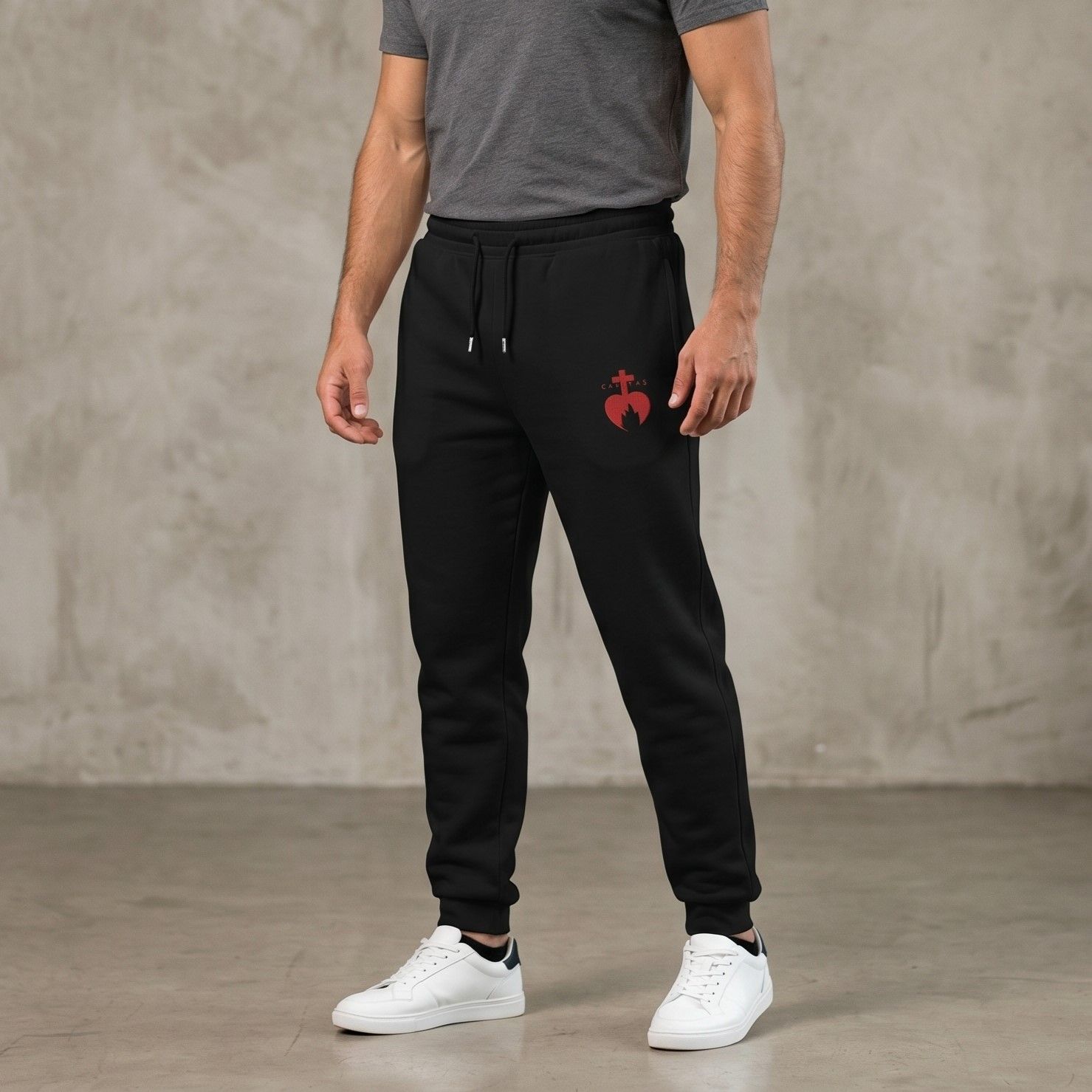 Pantalon de survêtement - Caritas brodé