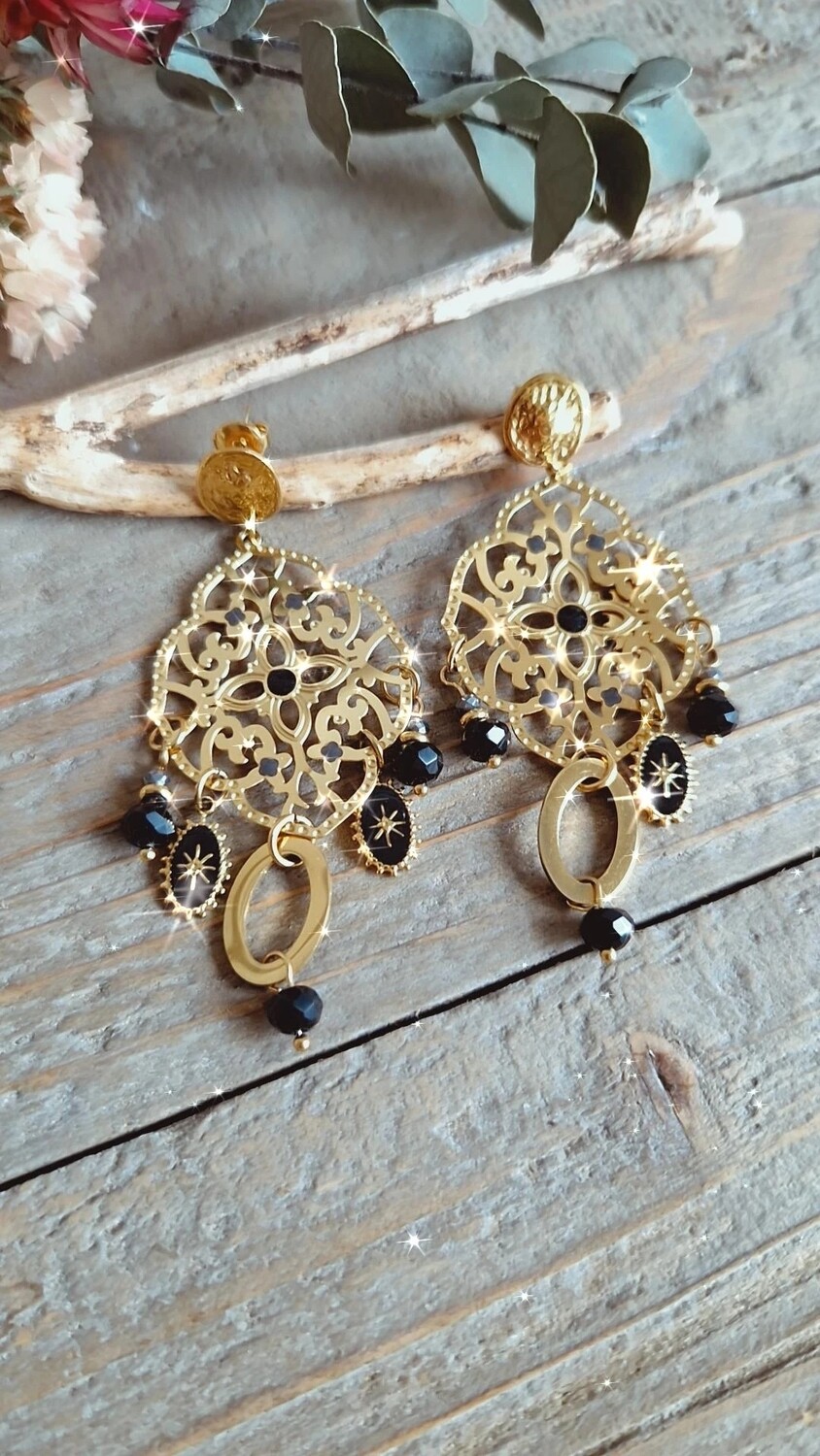 Boucles Esmeralda 