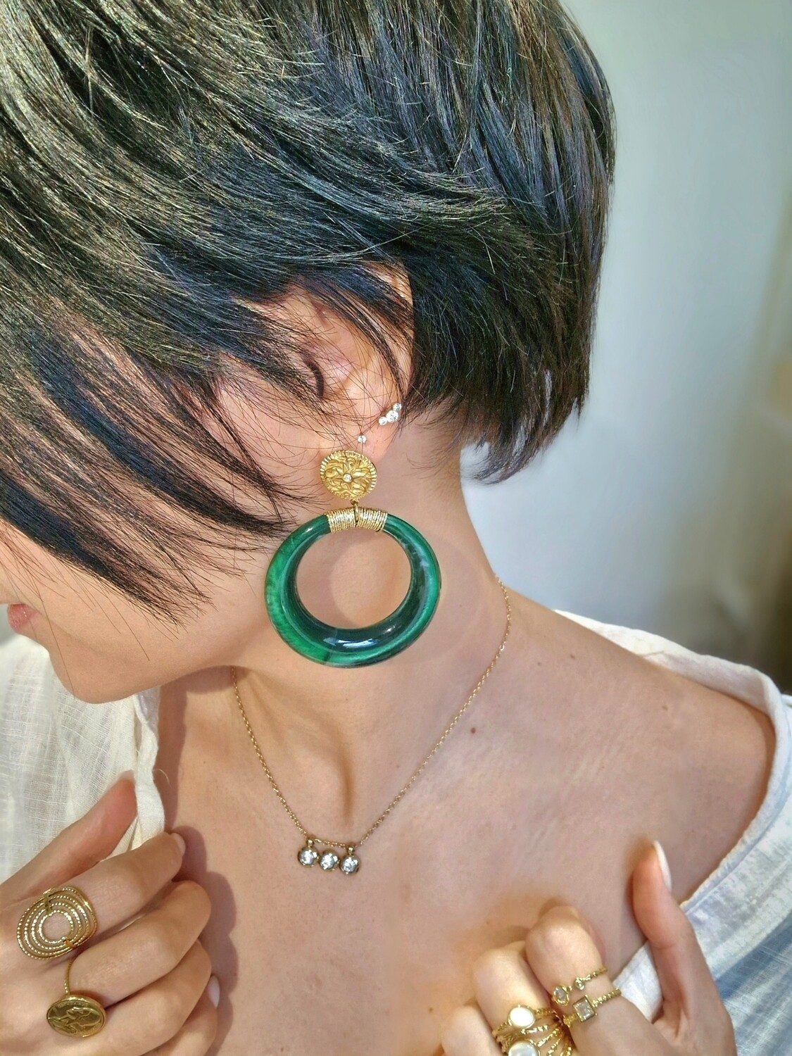 Les Boucles d&#39;oreilles Inès 