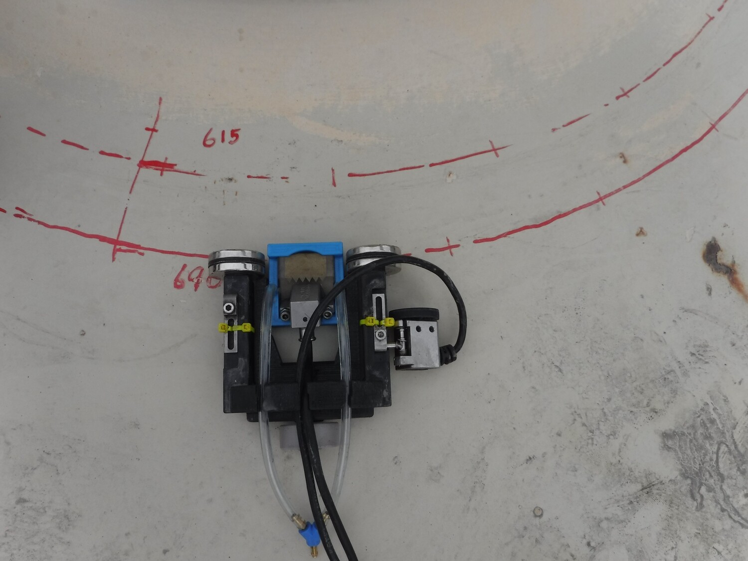 Palm Scanner 3 wheels for large vessels, pipe and plate