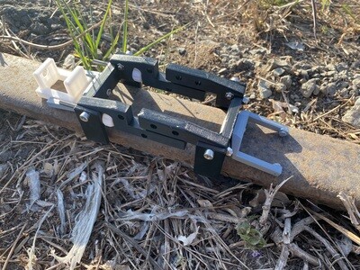 Rail Track Scanner frame for PAUT probes