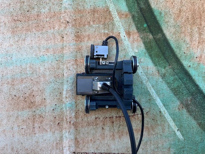 Palm Scanner 4 Wheels for Plate And DN100 pipe.