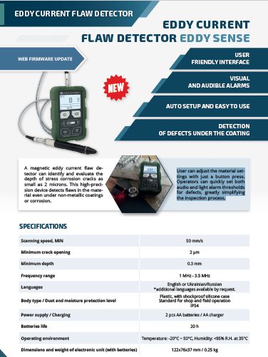 Novotest Eddy Current Flaw Detector EDDY SENSE Novotest Eddy Current Flaw Detector EDDY SENSE
