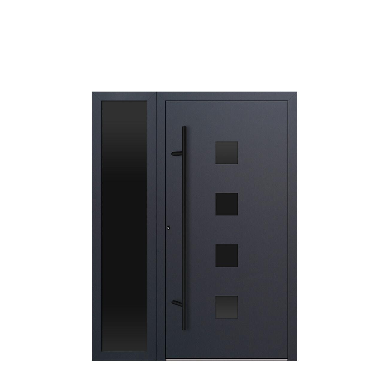Haustür P90 M23 Blackline mit Seitenteil