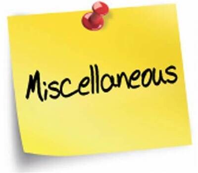 Miscellaneous