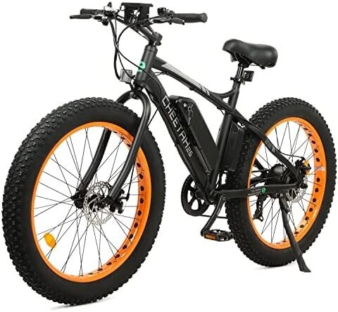 350W Electric Bike Mountain Ebike for Men MTB Fat Tire Snow Bicycle 36V Motor 10AH