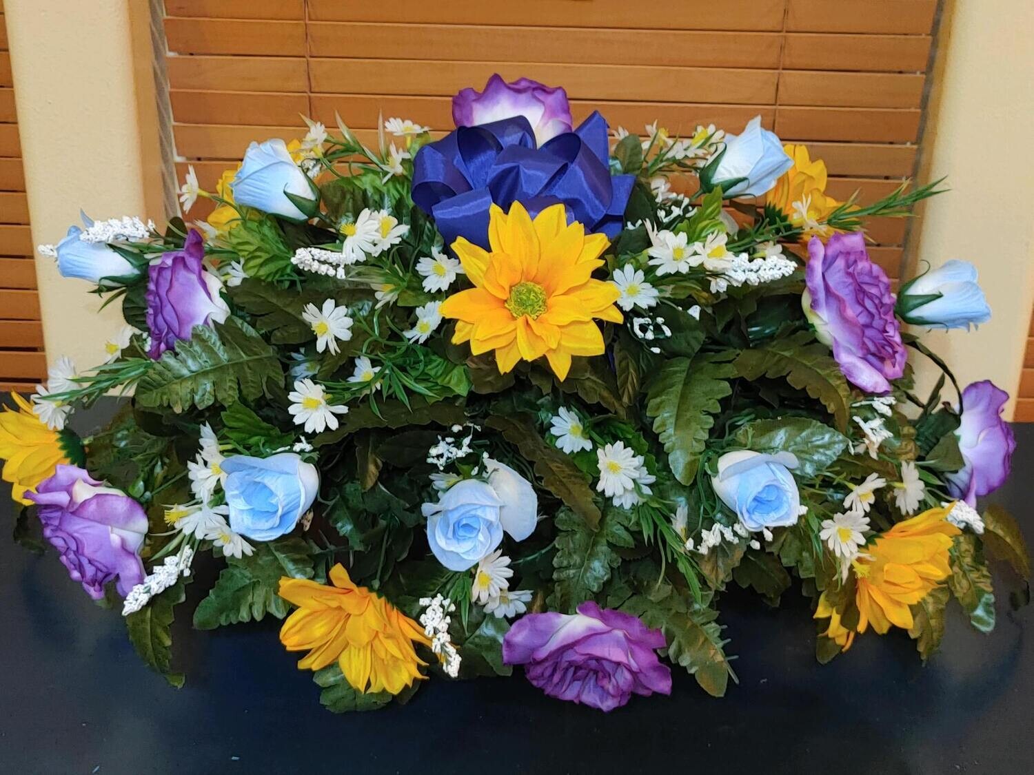 Memorial saddle Large Recommend For Dual Headstones Or Large Single Headstones