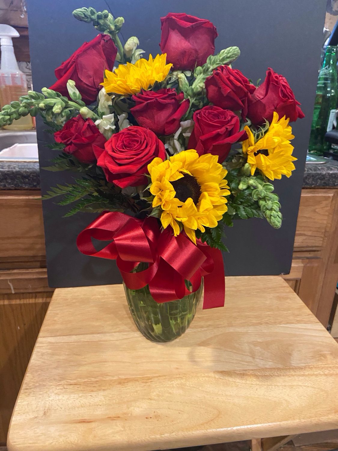 Sunflower/ Rose Combo