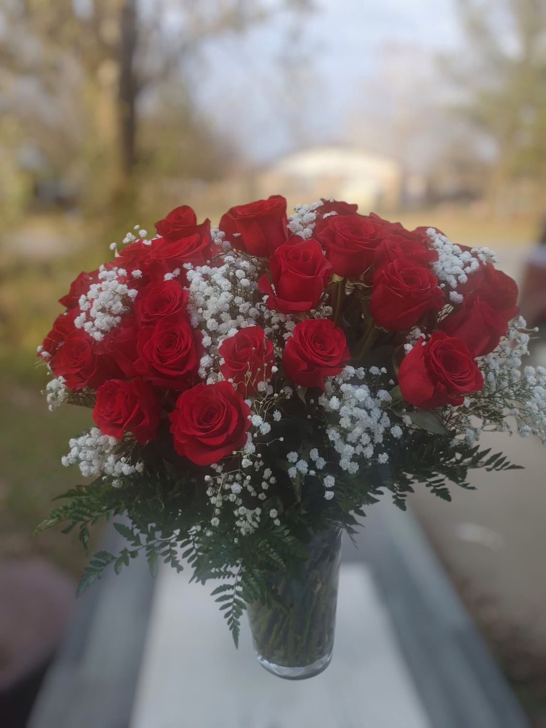 True Love Rose Bouquet 50 Roses Arranged