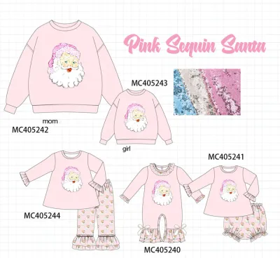 PO24 Pink Santa sequin collection