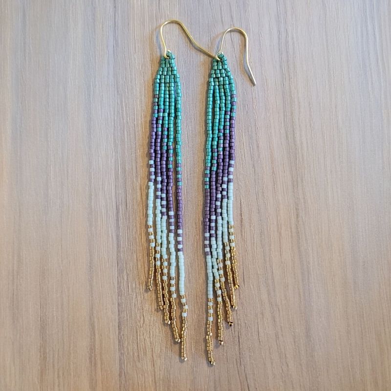 Vera grøn/lilla/lyseblå