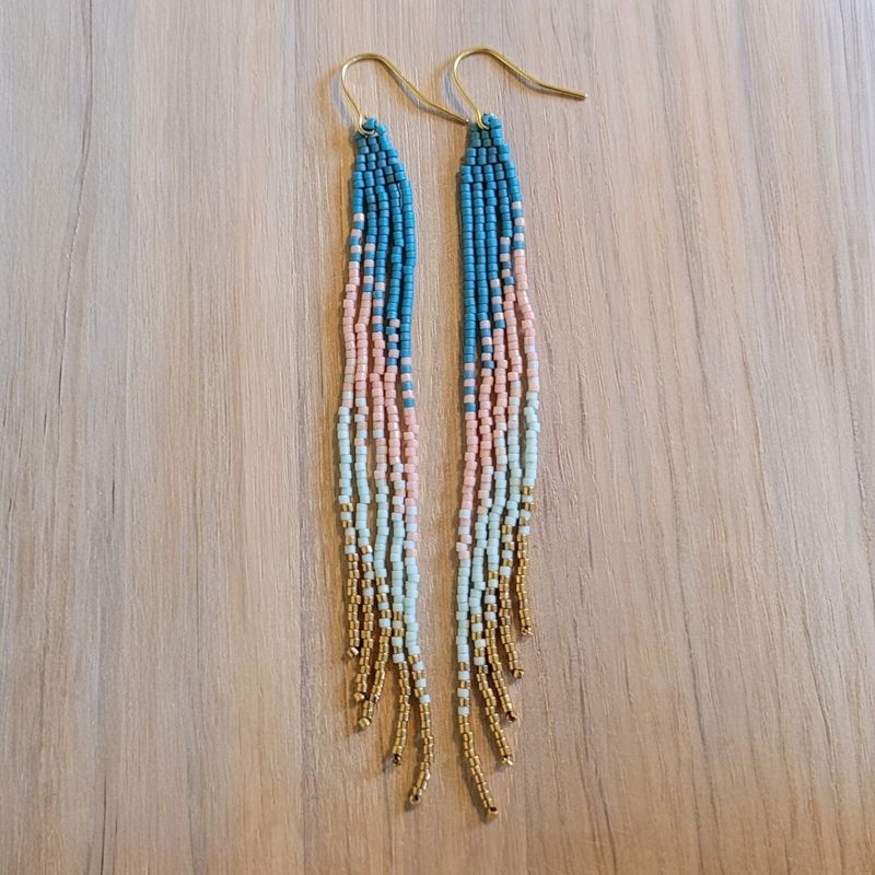 Vera turkis/lyserød/lyseblå