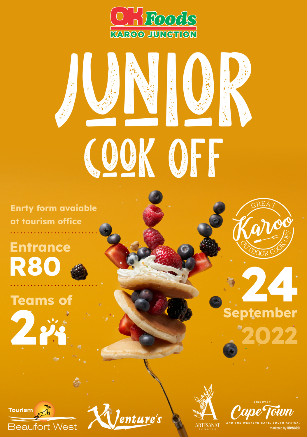 Great Karoo Outdoor Cook-Off Kiddies Cook Off pre Bookings