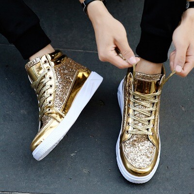 Retro Gold boots