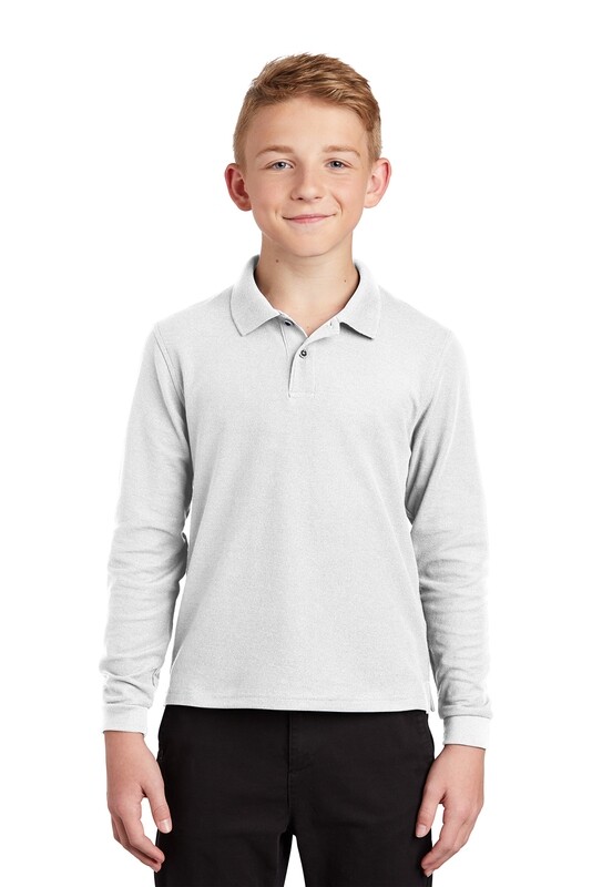 Y500LS Youth Long Sleeve Polos