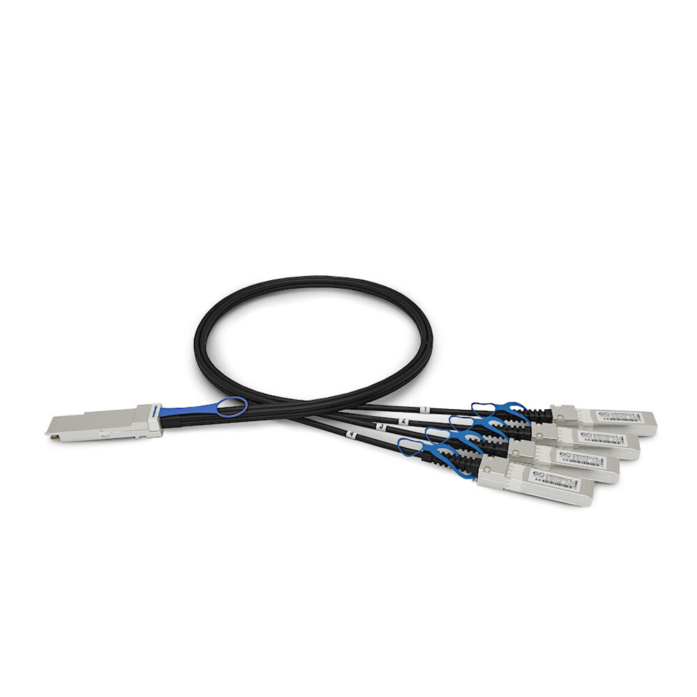 QSFP28 (100G) to 4x SFP28 (25G) DAC Cable