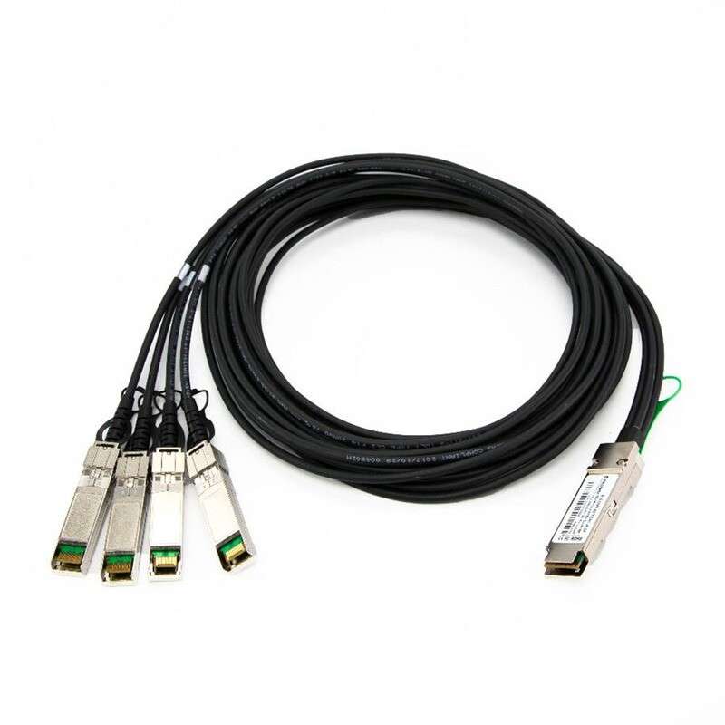 QSFP+ (40G) to 4x SFP+ (10G) DAC Cable