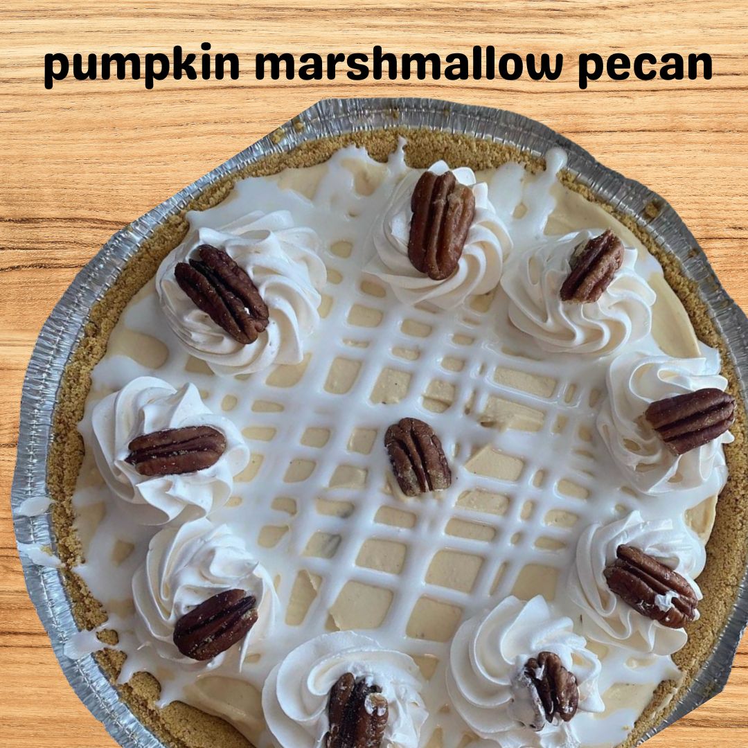 Pumpkin Marshmallow Pecan Pie