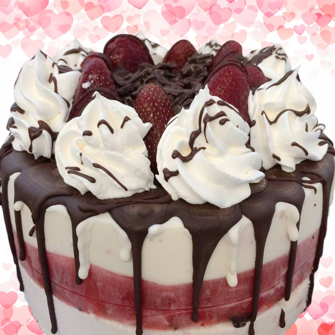 Chocolate Covered Strawberry Cake