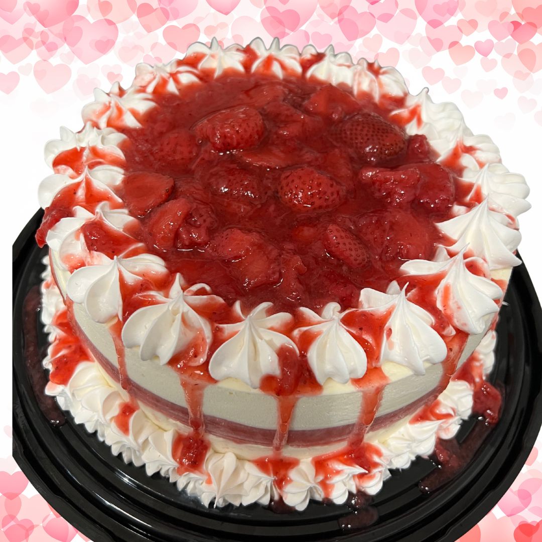 Valentine's Strawberry Cake