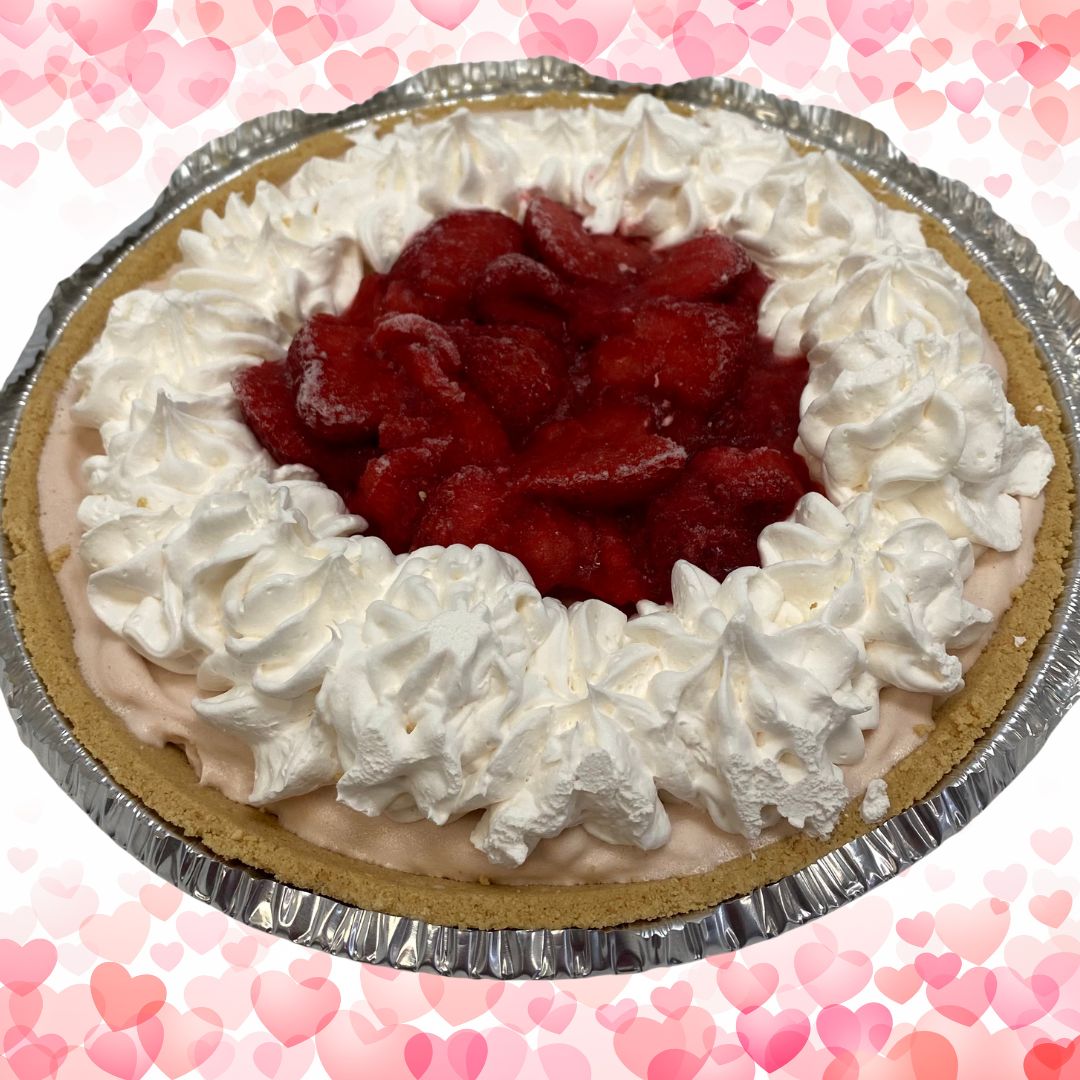 Valentine's Strawberry Pie