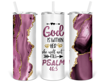 God is within her Tumbler