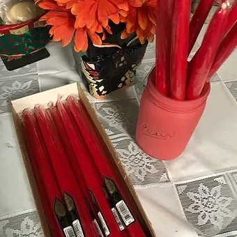 Red Candle Sticks
