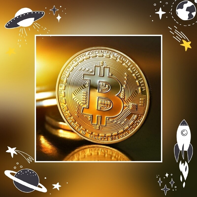Gold Plated Bitcoin Collectors Coin