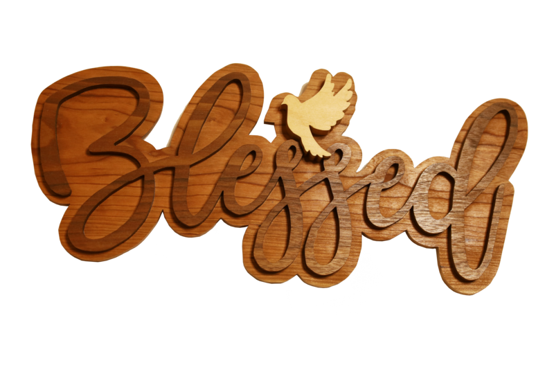 Blessed Inspirational Wood Wall Décor