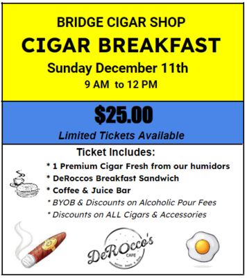 Cigar Breakfast 12.11.22