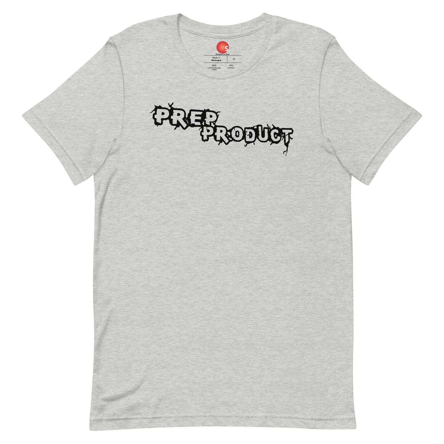 Prep Product T-Shirt | Black Logo, Color: Athletic Heather, Size: XS