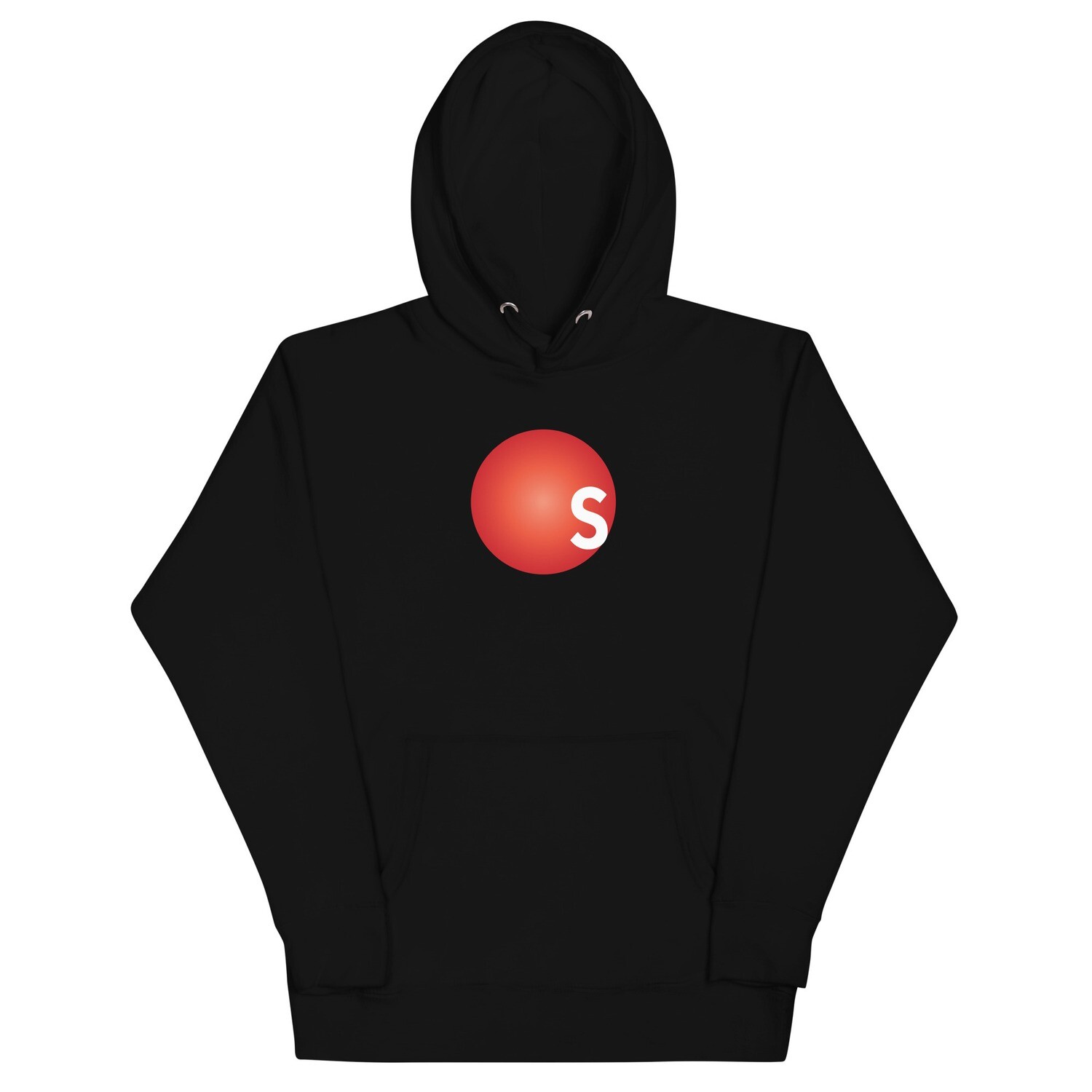 Strength N Motion Hoodie | Circle Logo, Color: Black, Size: S