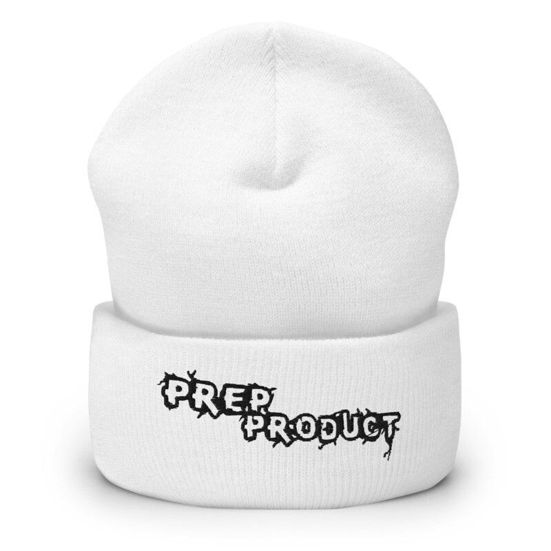 Prep Product Cuffed Beanie | Black Logo