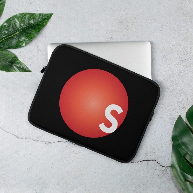 Circle Logo Laptop Sleeve | Black