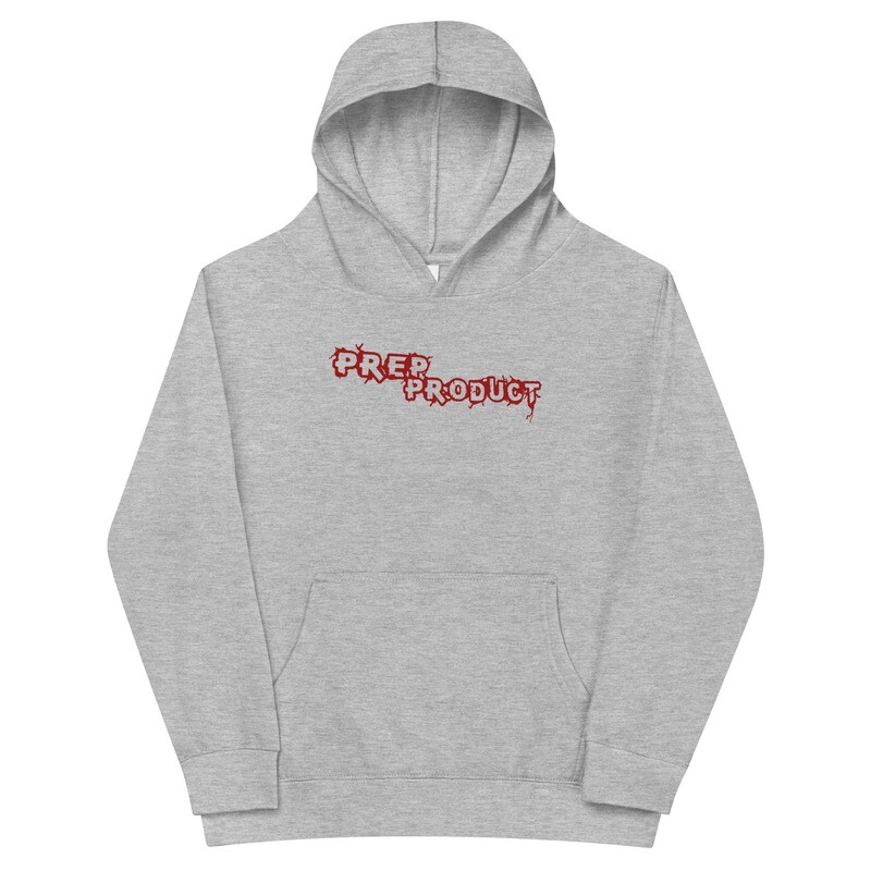 Prep Product Kids Hoodie | Red Logo