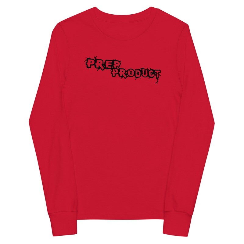 Prep Product Youth Long Sleeve Tee | Black Logo