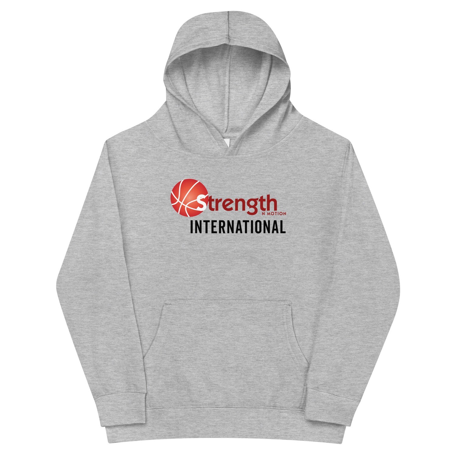 Strength N Motion Kids Hoodie | Light Colors, Color: Athletic Heather, Size: S