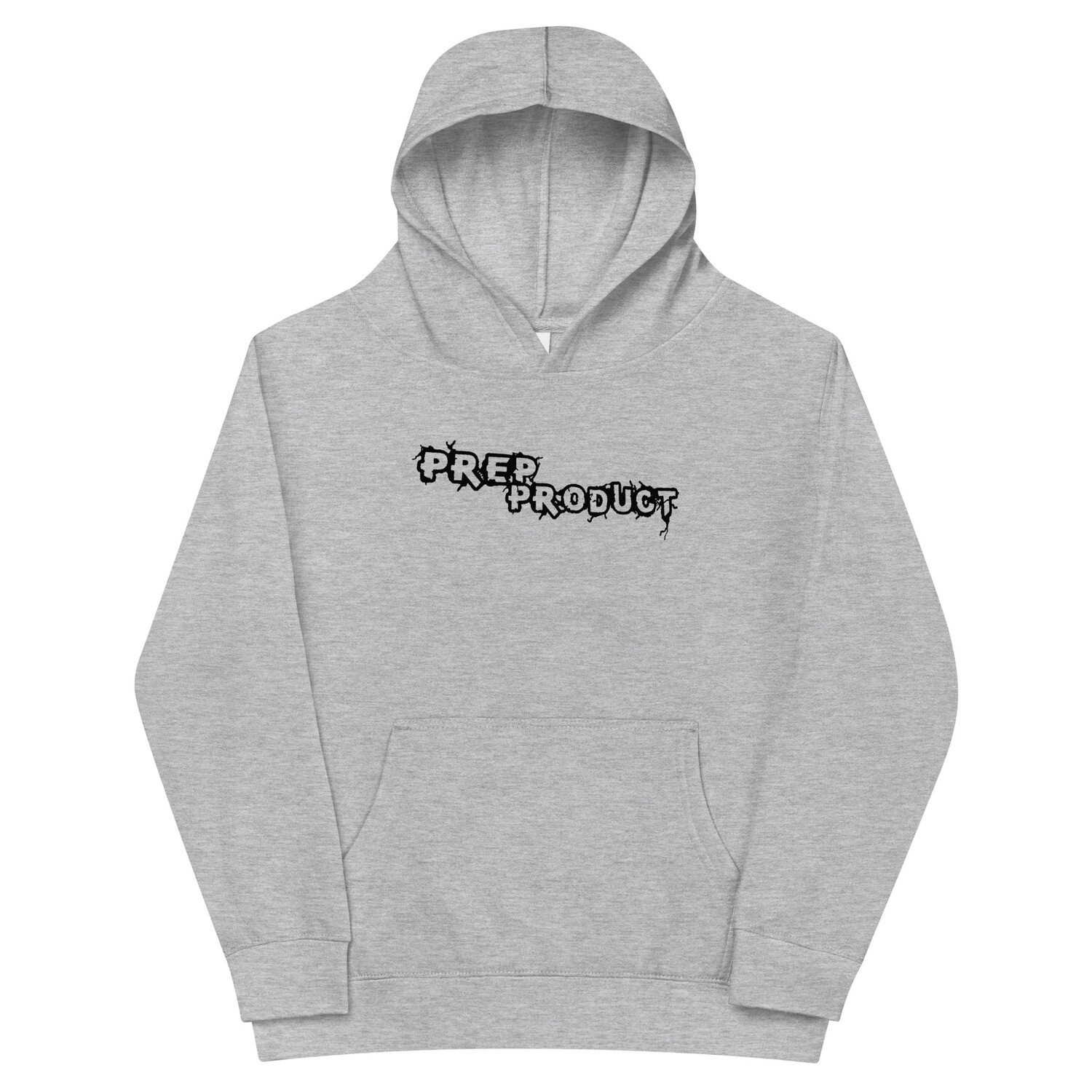 Prep Product Kids Hoodie | Black Logo, Color: Athletic Heather, Size: S