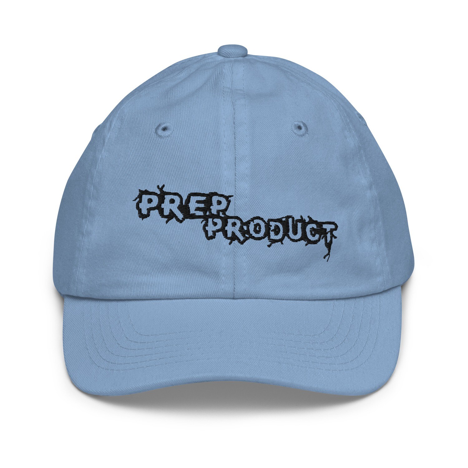 Prep Product Youth Cap | Black Logo, Color: Baby Blue