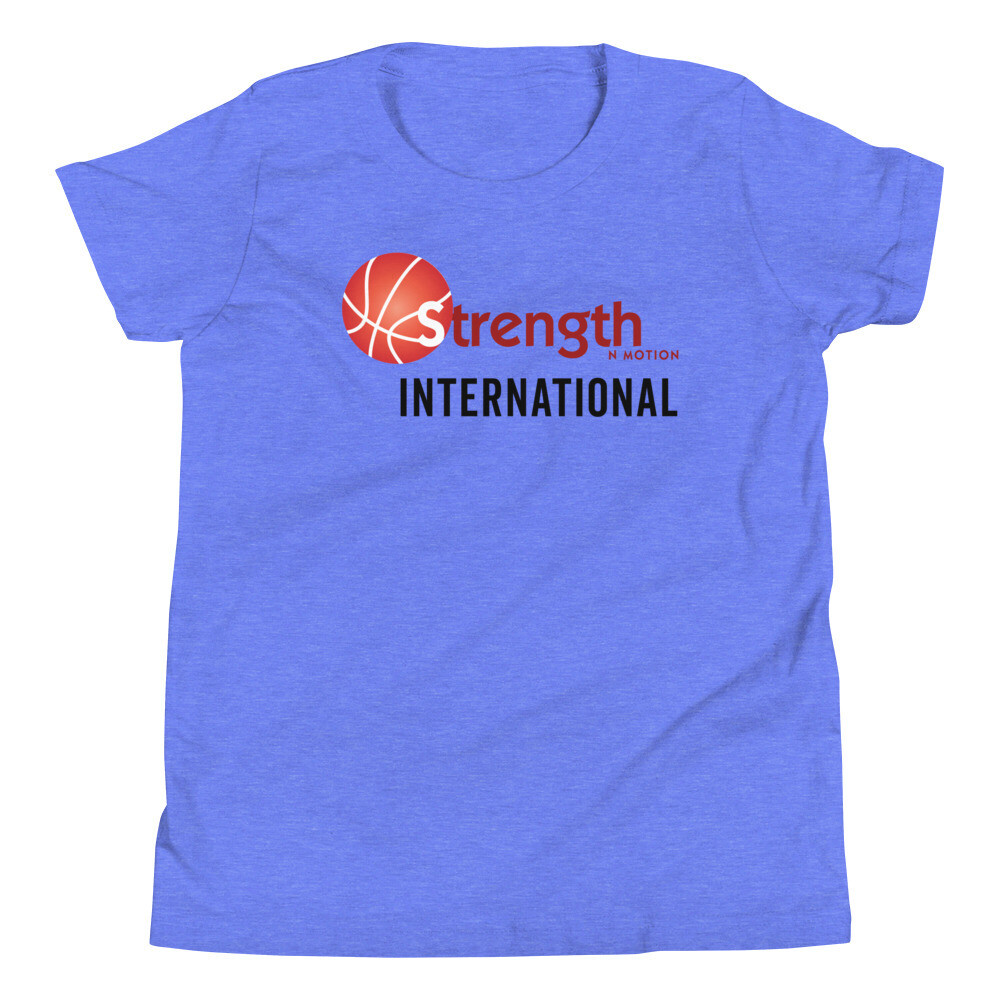 Strength N Motion Youth T-Shirt | Light Colors, Color: Heather Columbia Blue, Size: S