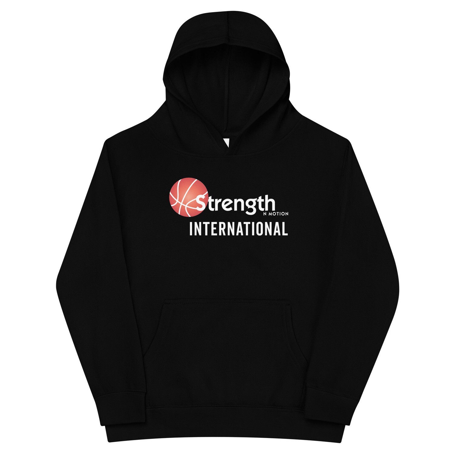 Strength N Motion Kids Hoodie | Dark Colors, Color: Black, Size: S