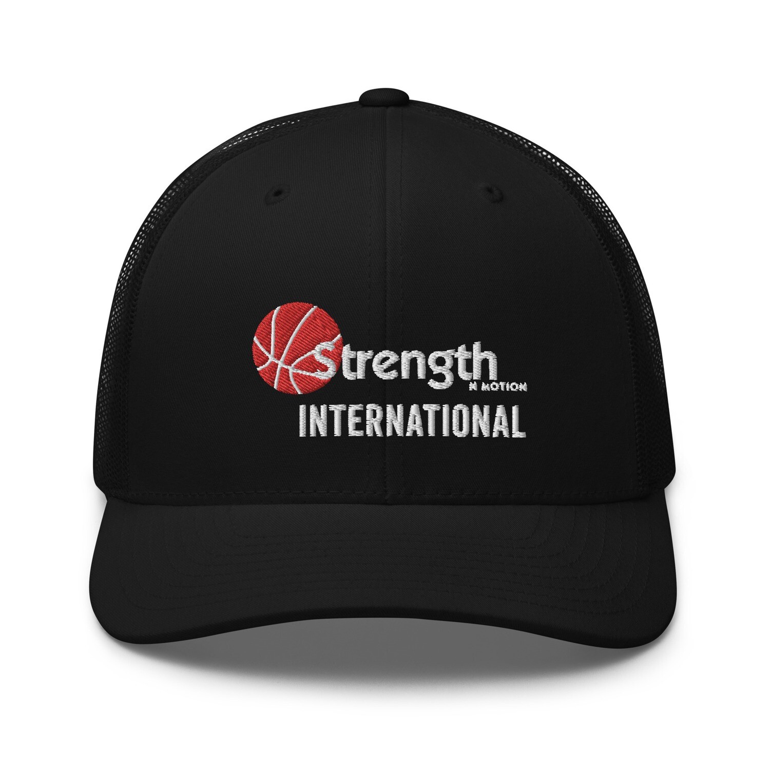 Strength N Motion Trucker Cap | Dark Colors, Color: Black