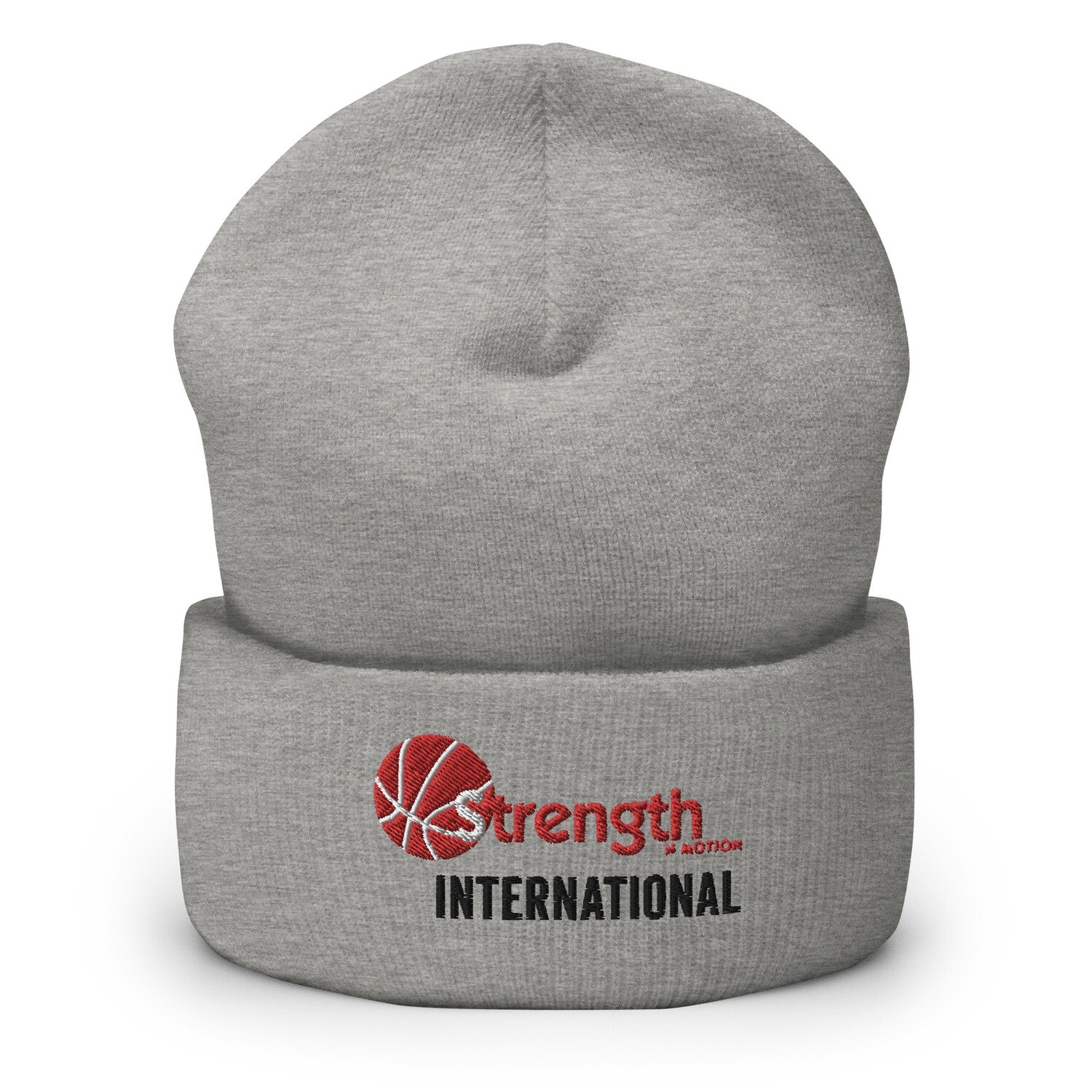Strength N Motion Cuffed Beanie | Light Colors, Color: Heather Grey