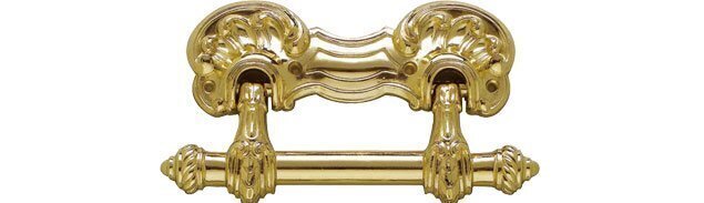 Manche en aluminium Chios finition laiton poli