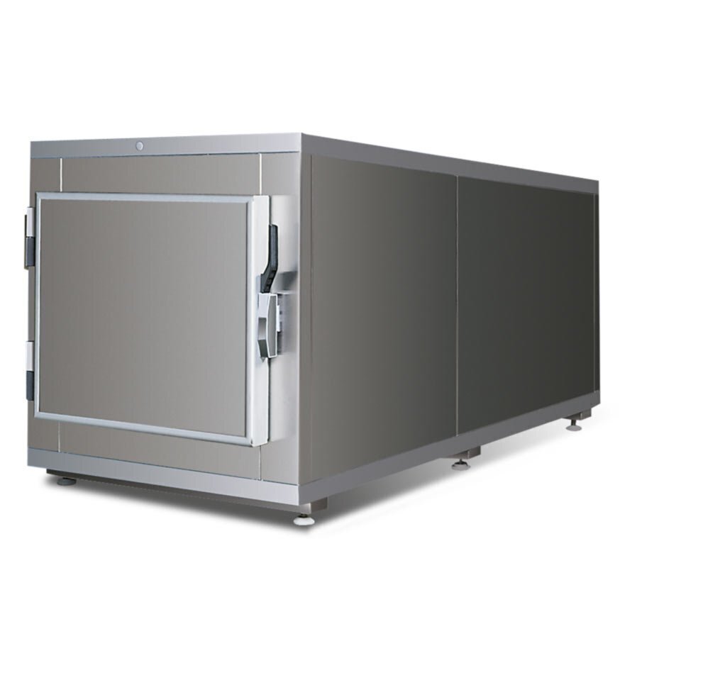 Chambre froide pour un corps avec ouverture frontale
