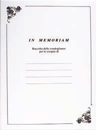 Feuilles de collecte de condoléances